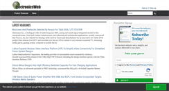 Desktop Screenshot of electronicsweb.com