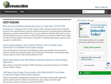 Tablet Screenshot of electronicsweb.com